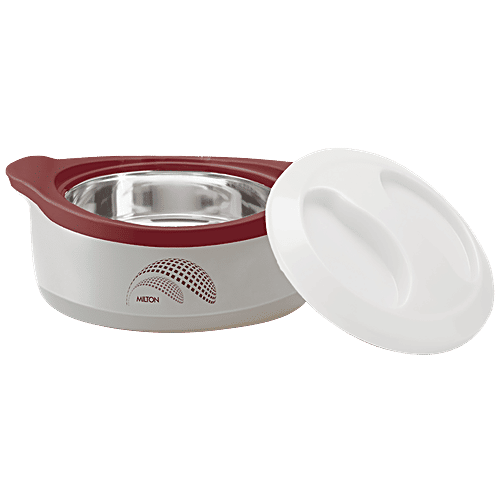 Milton New Marvel 1000 Inner Steel Casserole For Roti/Chapati - Brown, 850 ml  