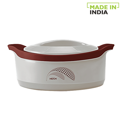 Milton New Marvel 1000 Inner Steel Casserole For Roti/Chapati - Brown, 850 ml  