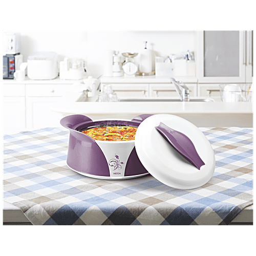 Milton New Imperial 1000 Casserole For Roti/Chapati - Purple, 850 ml  Keep the Food Hot & Fresh for Long Hours