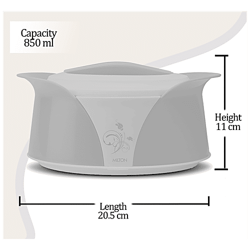 Milton New Imperial 1000 Casserole For Roti/Chapati - Purple, 850 ml  Keep the Food Hot & Fresh for Long Hours
