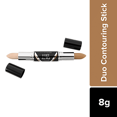 Maybelline New York Face Studio V-Face Duo Contouring Stick - Dark, 8 g