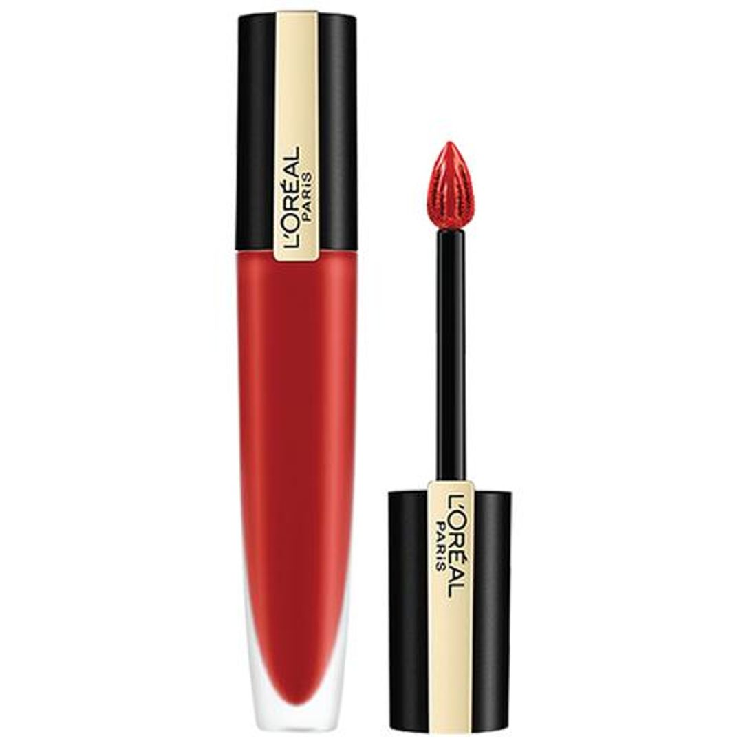Loreal Paris Rouge Signature Matte Liquid Lipstick, 7 ml 115 I Am Worth It