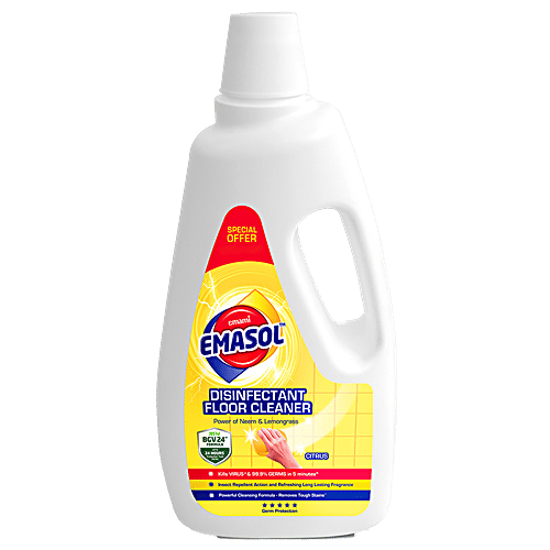 Emami Emasol Disinfectant Floor Cleaner - Citrus, 975 ml  