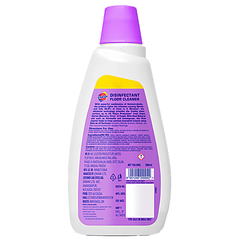 Emami Emasol Disinfectant Floor Cleaner - Lavender, 500 ml  