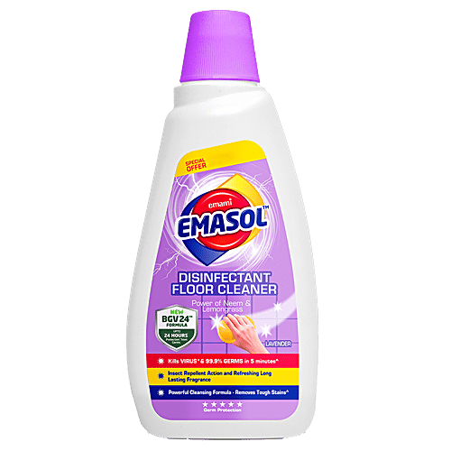 Emami Emasol Disinfectant Floor Cleaner - Lavender, 500 ml  