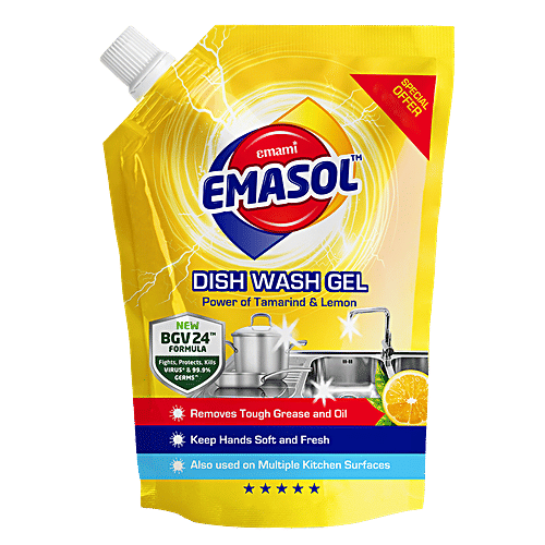 Emami Emasol Dish Wash Gel, 900 ml  