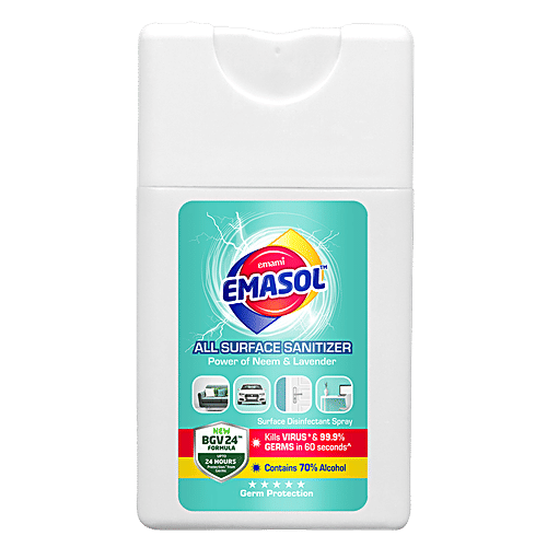 Emami Emasol All Surface Sanitizer, 25 ml  