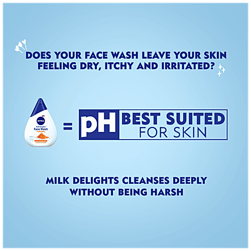Nivea Milk Delights Women Face Wash With Turmeric For Acne Prone Skin, 100 ml  