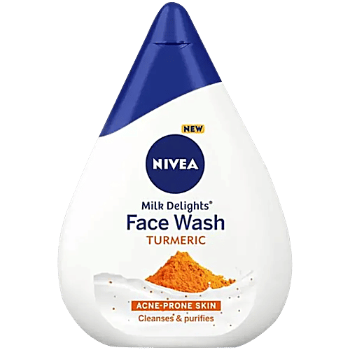 Nivea Milk Delights Women Face Wash With Turmeric For Acne Prone Skin, 100 ml  