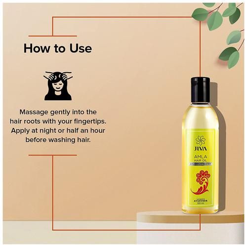 Buy Jiva Ayurveda Amla Hair Oil - Rich In vitamin C, For Anti-Dandruff  Treatment Online at Best Price of Rs 135 - bigbasket
