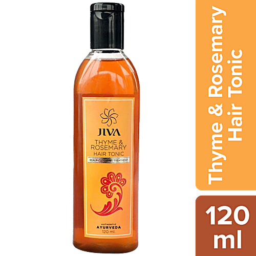 Buy Jiva Ayurveda Thyme & Rosemary Hair Tonic ScalpCleansing