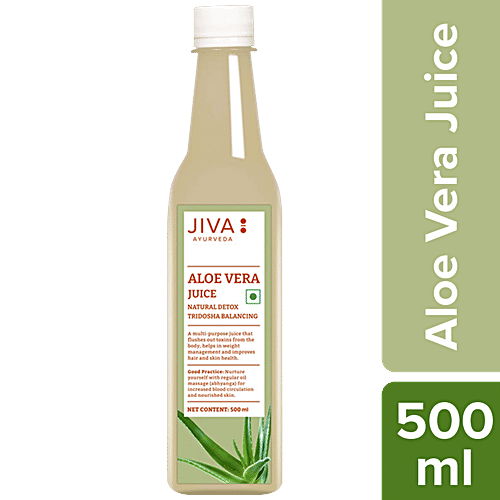 Buy Jiva Ayurveda Aloe Vera Juice Purifies Blood & Boosts Immunity