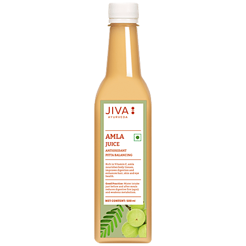 Buy Jiva Ayurveda Amla Juice Boosts Digestion & Immunity, Rich Source