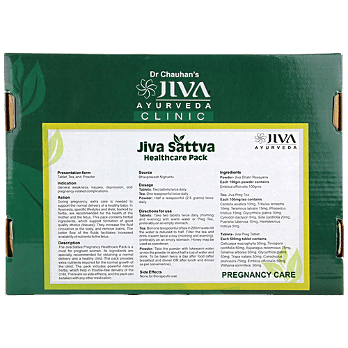 Jiva Ayurveda Hair Loss Health Care Pack - For 30 Days, 1 pc