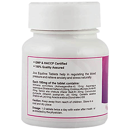 Buy Jiva Ayurveda Equiline Tablet Manages Blood Pressure, Prevents