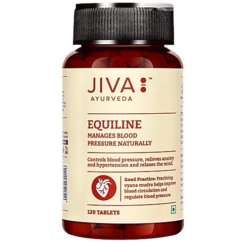 Buy Jiva Ayurveda Equiline Tablet Manages Blood Pressure, Prevents