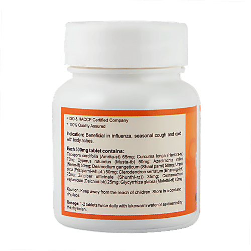 Jiva Ayurveda Flucon Tablet - Fights Allergy Naturally, 60 pcs  