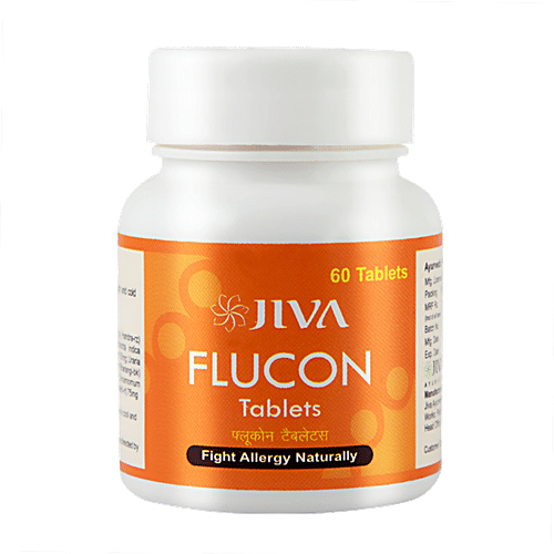 Jiva Ayurveda Flucon Tablet - Fights Allergy Naturally, 60 pcs  