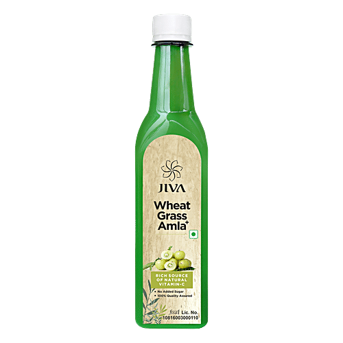 Buy Jiva Ayurveda Wheatgrass With Amla Juice Online at Best Price of Rs