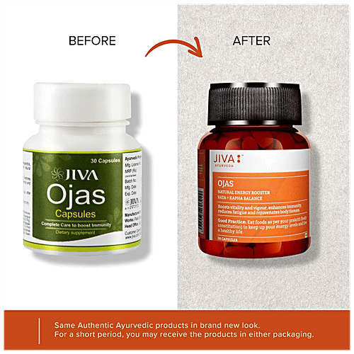 Buy Jiva Ayurveda Ojas Dietary Supplement Capsule Boosts Immunity