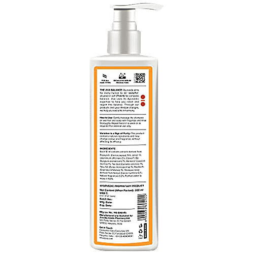Jiva Ayurveda Hair Shampoo - Papaya, Scalp-Cleansing Formula, 200 ml  