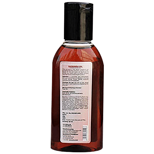 Buy Jiva Ayurveda Sadbindu Oil Nasal Drop For Headaches, Eye Diseases