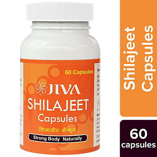 Buy Jiva Ayurveda Shilajeet Capsule For Strength & Stamina, Purifies