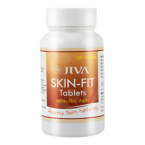 Buy Jiva Ayurveda SkinFit Tablet Improves Texture, Makes It Healthy