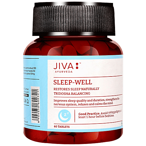 Buy Jiva Ayurveda SleepWell Tablets Effective In Sleep Disorders