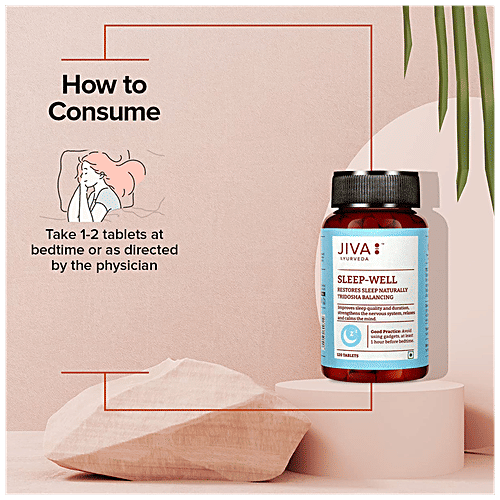 Buy Jiva Ayurveda SleepWell Tablet Effective In Sleep Disorders