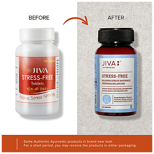 Buy Jiva Ayurveda StressFree Tablet Relieves Stress Naturally