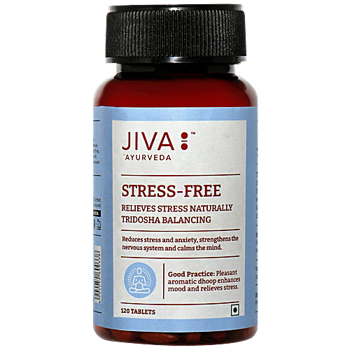 Buy Jiva Ayurveda StressFree Tablet Relieves Stress Naturally