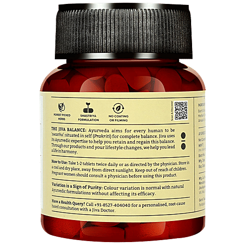 Buy Jiva Ayurveda Triphala Tablet Improves Gut Health, Bowel Movement & Indigestion Online at