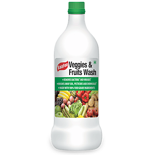 Saafoo Veggies & Fruits Wash, 500 ml  