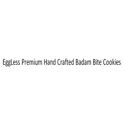 Bakkii Cookii Badam Bite Cookies - Eggless, 300 g Box 
