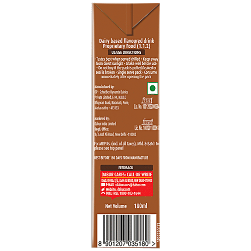 Real Milk Power Milkshake Frappe - Belgian Chocolate, Rich In Calcium & Vitamin D, 180 ml Rich In Calcium & Vitamin D