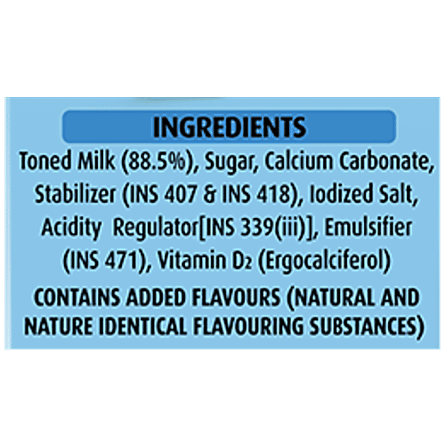 Real Milk Power Milkshake Frappe - French Vanilla, Rich In Calcium & Vitamin D, 180 ml Rich In Calcium & Vitamin D