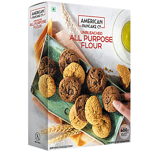 American Pancake Co. Unbleached All Purpose Flour, 400 g BOX 
