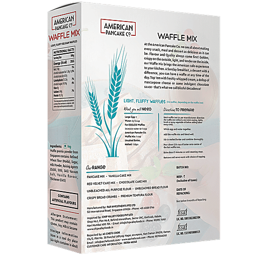American Pancake Co. Waffle  Mix, 400 g BOX 