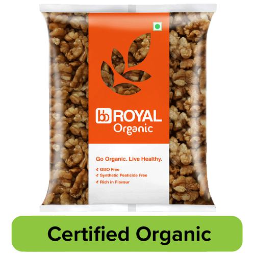 BB Royal Organic - Walnut Kernels/Akharot, 500 g  GMO Free, Synthetic Pesticide Free