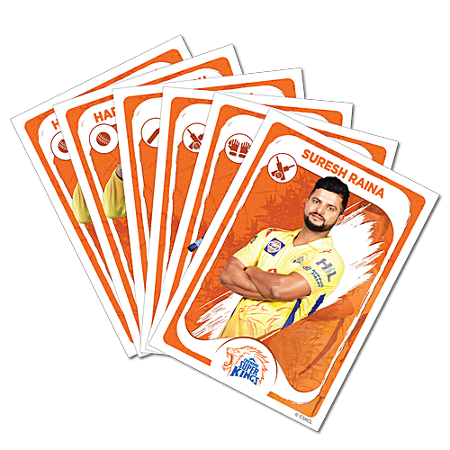Kaadoo Howzzat! - CSK Cricket Team Card Game & Collectible For Kids & Adults, Multi-Colour, 1 pc  