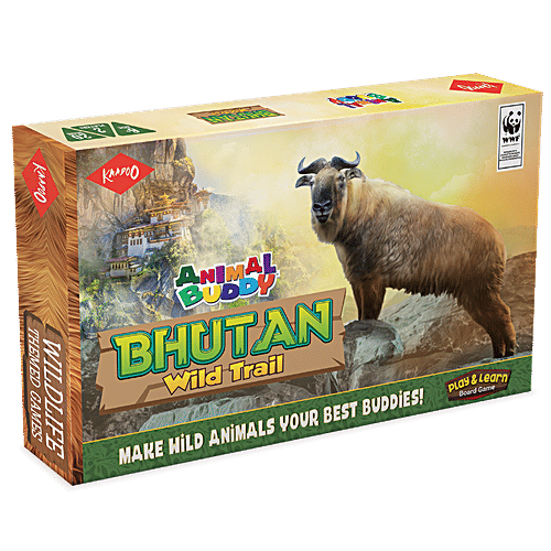 Kaadoo Animal Buddy - Bhutan Jungle Discovery Game, Kids, Play & Early Learn, Multi-Colour, 1 pc  