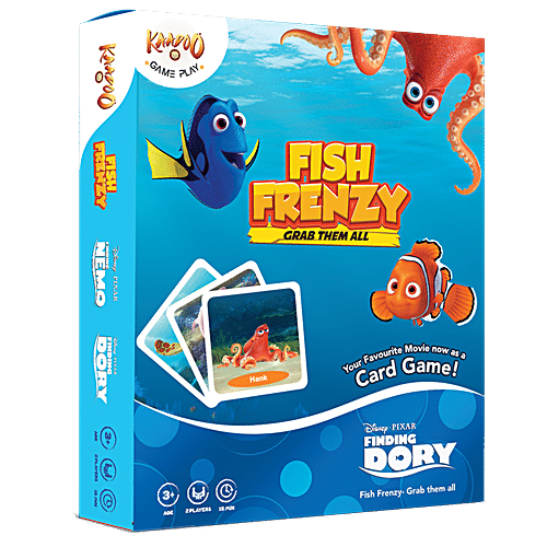 Kaadoo Disney Fish Frenzy - Finding Dory Card Game for Kids, Multicolour, Gift, 1 pc  