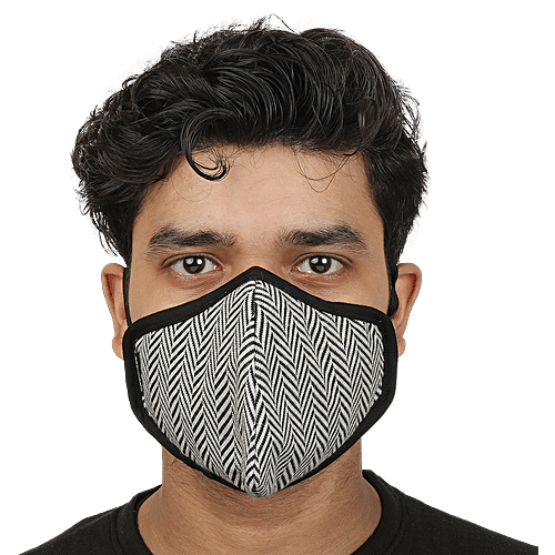 Care 4 All Face Mask 6 Layer Reusable With Activated Carbon, 15 x 18.5 (Pack of 3) Reusable