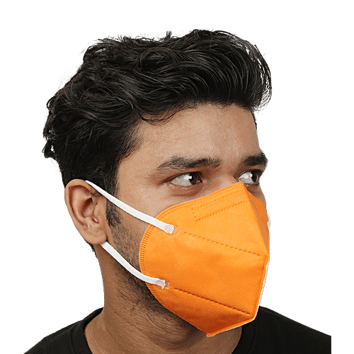 Care 4 All Face Mask 5 Layer In Multicolor Without Valve, 15 x 18.5 (Pack of 3) 