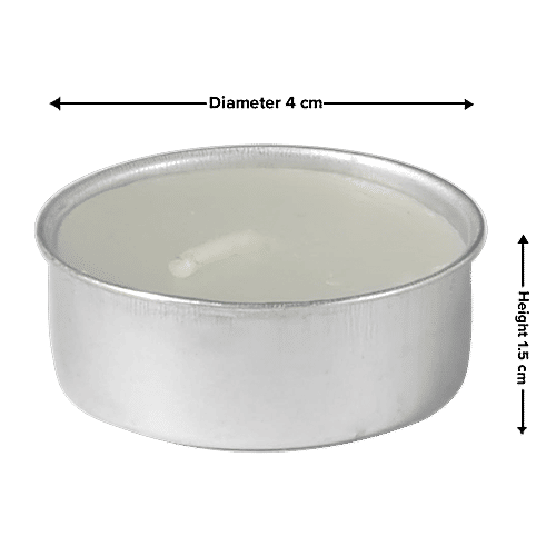 DP T Light Candle Wax 4 Hrs Burning For Home, Spa, CD05, (Pack Of 25)  4 Hrs Burning For Home, Spa