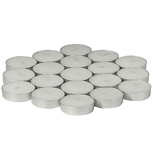 DP T Light Candle Wax 4 Hrs Burning For Home, Spa, CD05, (Pack Of 25)  4 Hrs Burning For Home, Spa