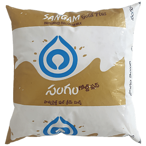 Buy SANGAM Gold Plus Pasteurised Full Cream Milk Online at Best Price