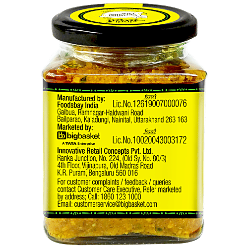 indiSecrets Punjabi Lemon Pickle, 250 g Made With Mustard Oil 