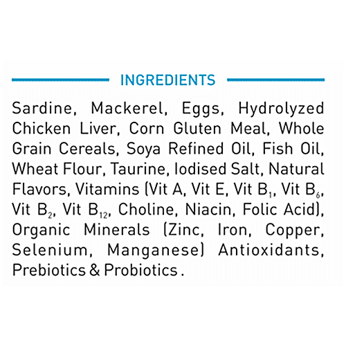 Purepet Adult Cat Dry Food - Ocean Fish, 1 kg  Smart Food for Smarter Cat
Complete Nutrition for Healthy Heart